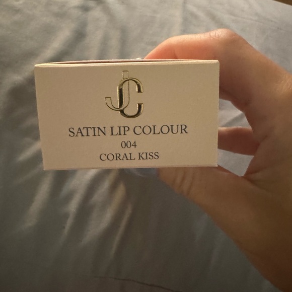 🆕 NIB JIMMY CHOO Seduction Collection #004 Coral Kiss Satin Lipstick - Picture 8 of 13